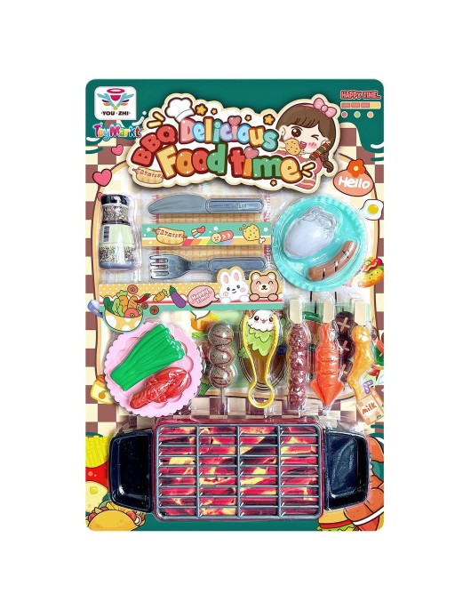 Bbq Food Delicious Blister Card 28x43x3cm ToyMarkt 971276