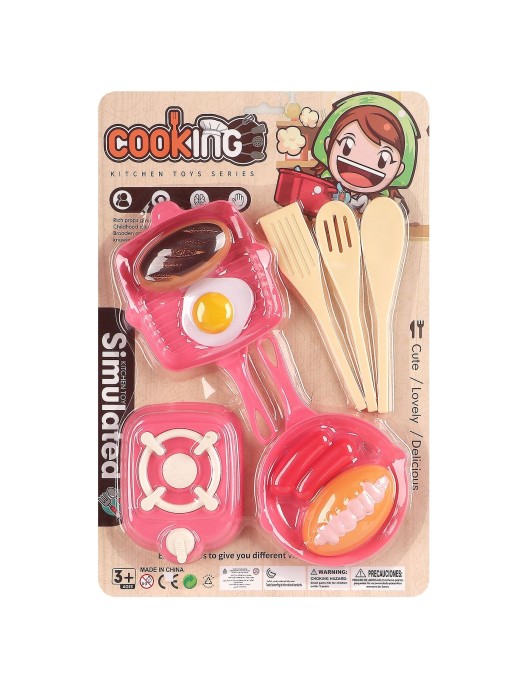 Καρτέλα Cooking 2 Τηγάνια Πετρογκάζ 26x38cm ToyMarkt 971279