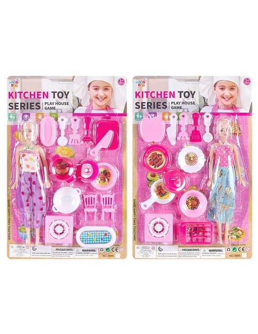 Κουζινικά & Κούκλα σε Καρτέλα 28x43x3cm ToyMarkt 971291