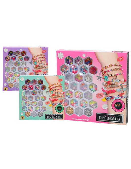 Σετ Χάντρες Τετράγωνο Κουτί 22x22x3cm ToyMarkt 971301