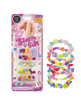 Καρτέλα Πολύχρωμες Χάντρες 10x24cm ToyMarkt 971302