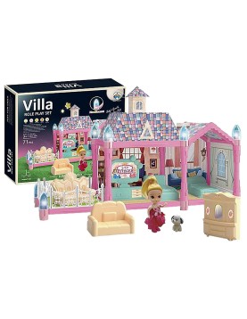 Σπιτάκι &amp; Κουκλίτσα, 71τεμ, Λάμπει στο Σκοτάδι 23x19x7cm ToyMarkt 971312