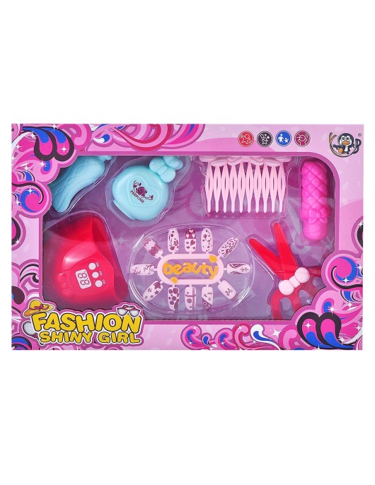 Σετ Νυχιών σε Κουτί Fashion Shiny Girl 28x18x6cm ToyMarkt 971336