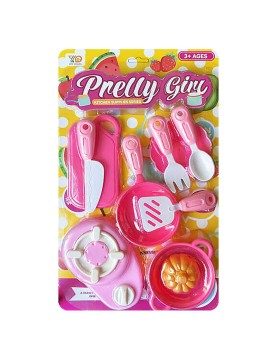 Κουζινικά Pretty Girl σε Καρτέλα 24x39x5cm ToyMarkt 971340