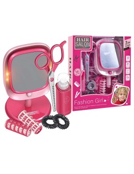 Σετ Ομορφιάς Ψαλίδι Καθρέφτης Μπαταρίας 22x26x6cm ToyMarkt 971342