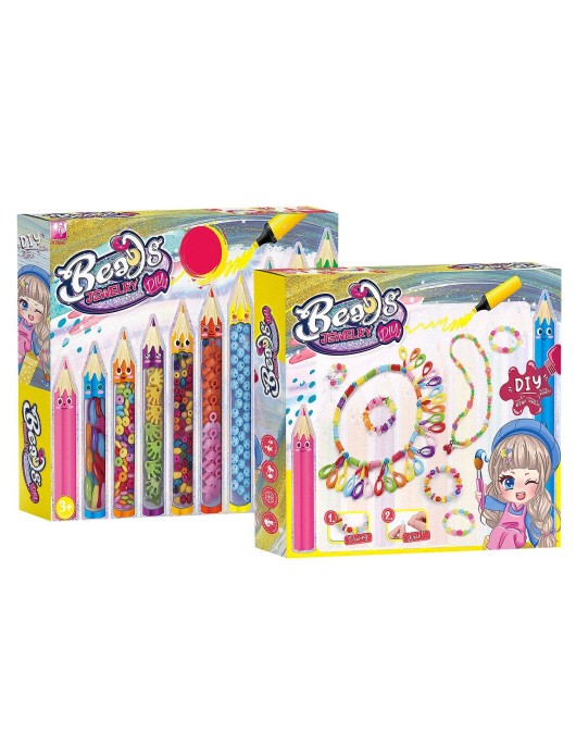 Σετ Χάντρες σε Θήκες-Μολύβια 27x23x3cm ToyMarkt 971347