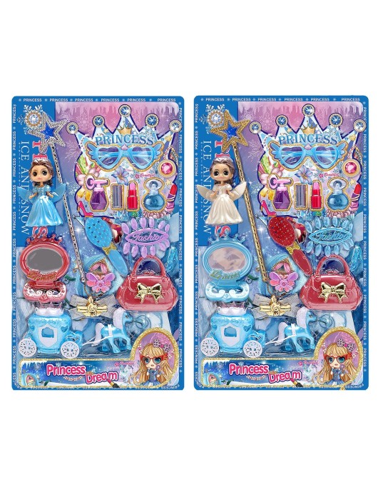 Σετ Πριγκήπισσας & Άμαξα σε Καρτέλα Μεγάλη 33x56x5cm ToyMarkt 971352