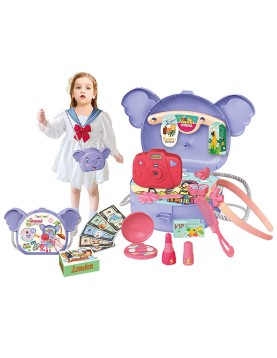 Τσαντάκι Ομορφιάς Ελεφαντάκι 23τεμ 24x16x9cm ToyMarkt 971357