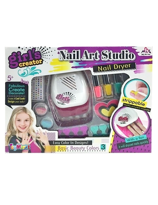Σετ Κουτί Νύχια Nail art Studio 33x26x6cm ToyMarkt 97991