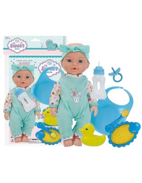 Μωρό 28cm &amp; Αξεσουάρ σε Σακούλα 21x37x7cm ToyMarkt 98242