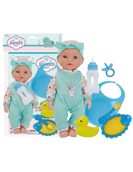 Μωρό 28cm & Αξεσουάρ σε Σακούλα 21x37x7cm ToyMarkt 98242