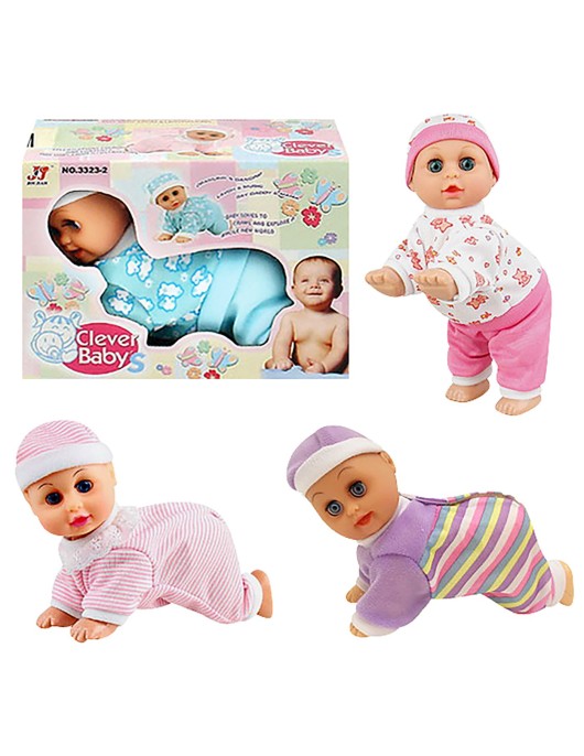 Μωρό 20cm Μπαταρίας Μπουσουλάει 18x13x8cm ToyMarkt 98246