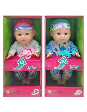 Μωρό 30cm Πυτζάμα με ήχο σε Κουτί 13x27x10cm ToyMarkt 98255