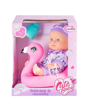 Μωρό 22cm με Σωσίβιο-Πουλί 18x20x12cm ToyMarkt 98257