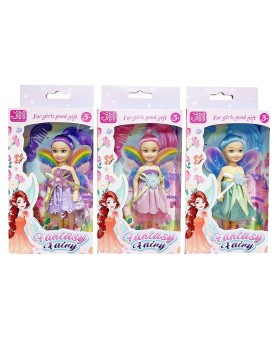 Κούκλα 5" Πεταλούδα Fantasy Fairy 10x21x3cm ToyMarkt 98261