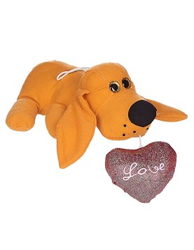 Σκύλος Ξαπλωτό Καρδιά Love 20cm ToyMarkt 99364