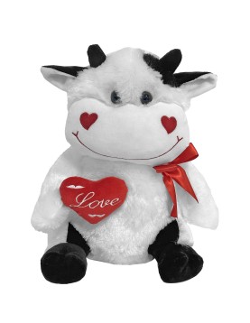 Αγελαδίτσα με Καρδιά &amp; Φιόγκο 35cm ToyMarkt 99489