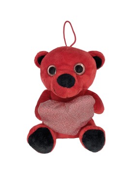 Αρκουδάκι Λούτρινο Κόκκινο Love 20cm ToyMarkt 99500