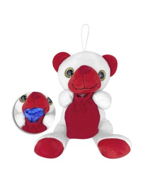 Αρκουδάκι Λούτρινο με Πουγκί Δώρου 20cm ToyMarkt 99513