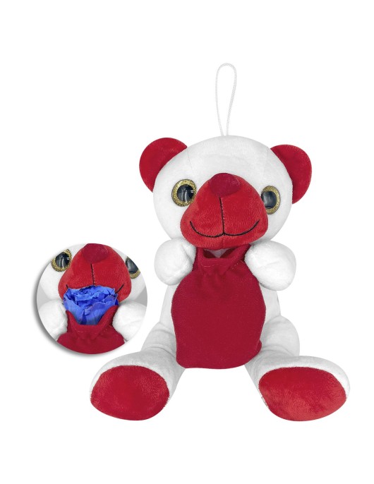 Αρκουδάκι Λούτρινο με Πουγκί Δώρου 20cm ToyMarkt 99513