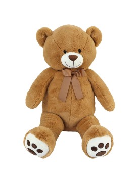 Λούτρινη Αρκούδα 60cm 60cm, Καθιστό 40cm ToyMarkt 99515