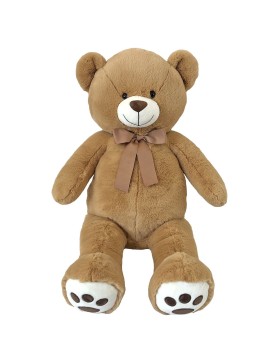 Λούτρινη Αρκούδα 80cm 80cm (καθιστό 52cm) ToyMarkt 99516