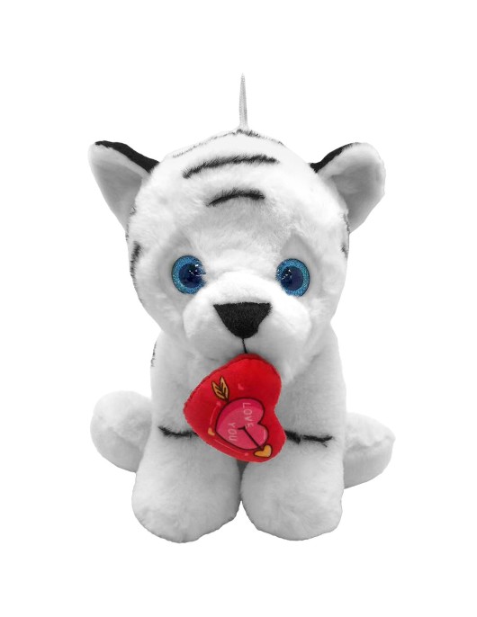 Τίγρης Λούτρινο με Καρδιά 30cm ToyMarkt 99527