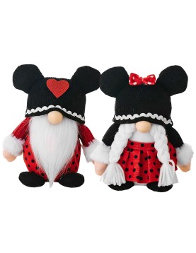 Ποντικάκι Πάνινο με Καρδιά 18cm ToyMarkt 99544