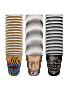 Ποτήρι Χάρτινο 8oz 50τεμ 9x8cm 240ml (8oz) Homie 1001968