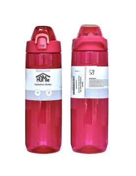 Παγούρι Tritan Φούξια με Πώμα Ασφαλείας 700ml Homie 1002103