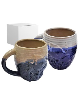 Κούπα Κεραμική για Καφέ Ψάρια 13x10cm Homie 1002118