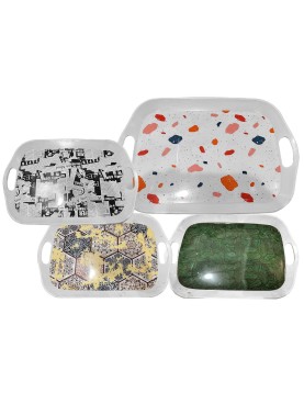 Δίσκος Σερβιρίσματος Πλαστικός 41x28cm Homie 1002145