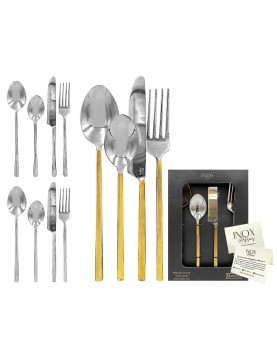 Μαχαιροπίρουνα Inox σετ=24τεμ Victoria 98101