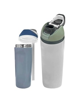 Παγούρι Inox Γίγας με Καλαμάκι 29x7cm 946ml Homie 1002158