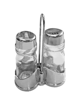 Αλατοπίπερο σετ σε Βάση Σετ= 13x7x5cm Homie 1002167