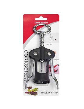 Ανοιχτήρι Φελλού Τυρμπουσόν Μαύρο 17cm Homie 1002168