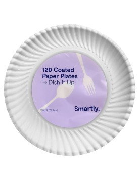 Πιάτα Χάρτινα 23cm πακ=120τεμ. ø23cm Homie 1002179