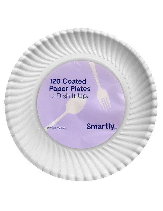 Πιάτα Χάρτινα 23cm πακ=120τεμ. ø23cm Homie 1002179