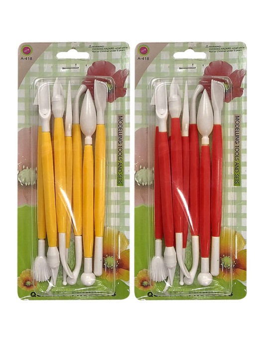 Εργαλεία Διαμόρφωσης Ζαχαρόπαστας σετ=8τεμ 16cm Homie 100318