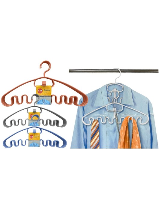 Κρεμάστρα Μαγική Πολλών Θέσεων σετ=3τεμ 36x19cm Homie 1011052