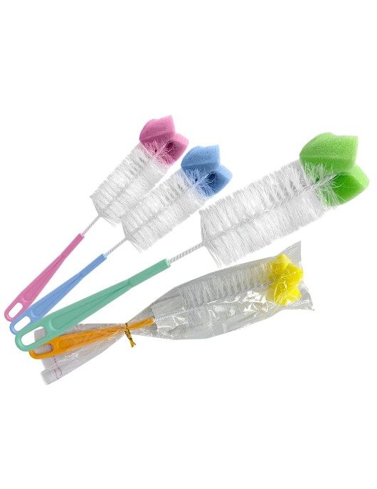 Βουρτσάκι Καθαρισμού Μπουκαλιών με Σφουγγαράκι 30cm Homie 1011102