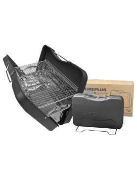 Ψησταριά Bbq Φορητή Βαλίτσα 45x30x28cm Homie 1011120