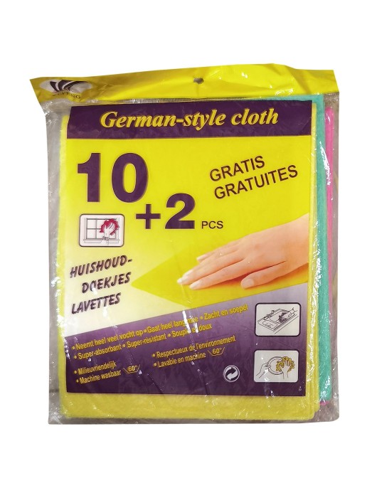 Πανάκια Καθαρισμού πακ=12τεμ. 37x31cm Homie 1011131