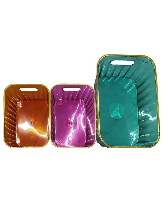 Καλάθι Αποθήκευσης Διάφανο Μονόχρωμο 20x14x9cm Homie 1011147