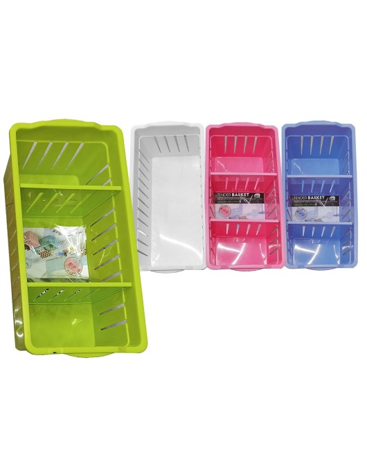 Καλάθι Αποθήκευσης με 2 Χωρίσματα 30x14,5x11cm Homie 1011148