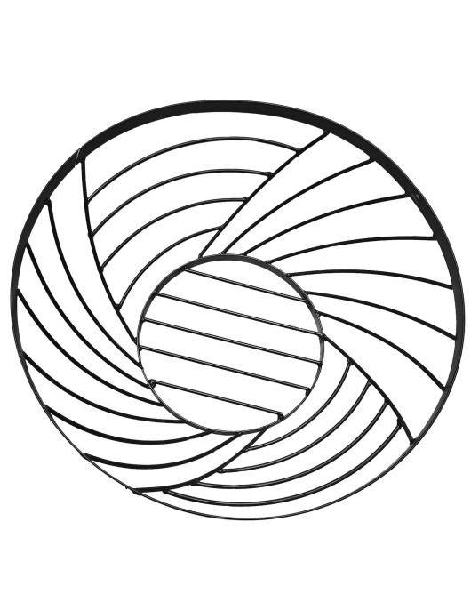 Καλάθι Μεταλλικό Μαύρο ø31x12cm Homie 1011151