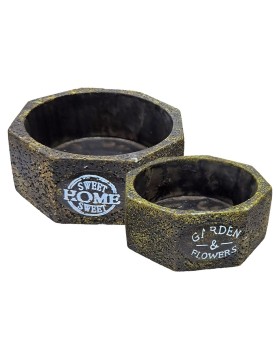 Κασπώ Κεραμικό Πολύγωνο 16x6,5cm Homie 1011160