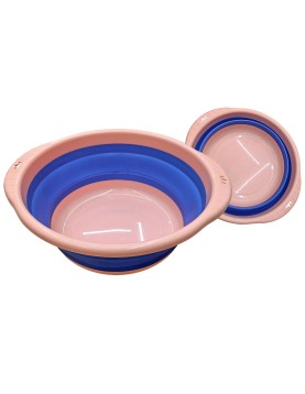 Λεκάνη Στρογγυλή Πτυσσόμενη 43x39x16cm Homie 1011184