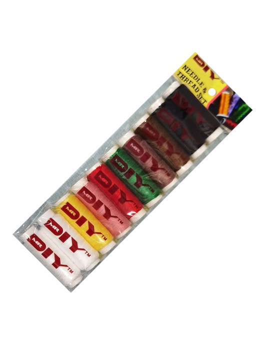 Κλωστές Χρωματιστές σετ=10τεμ Homie 101144