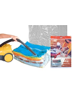 Σακούλα Πλαστική Ρούχων Κενού Αέρος 80x60cm Homie 101244